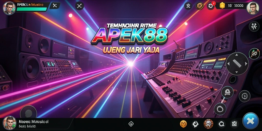 Tangkapan layar APEK88 menampilkan gameplay menarik dengan berbagai pilihan genre musik.