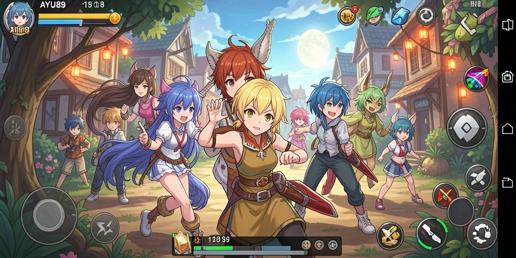 Tampilan gameplay AYU89 yang mendebarkan dan penuh warna.