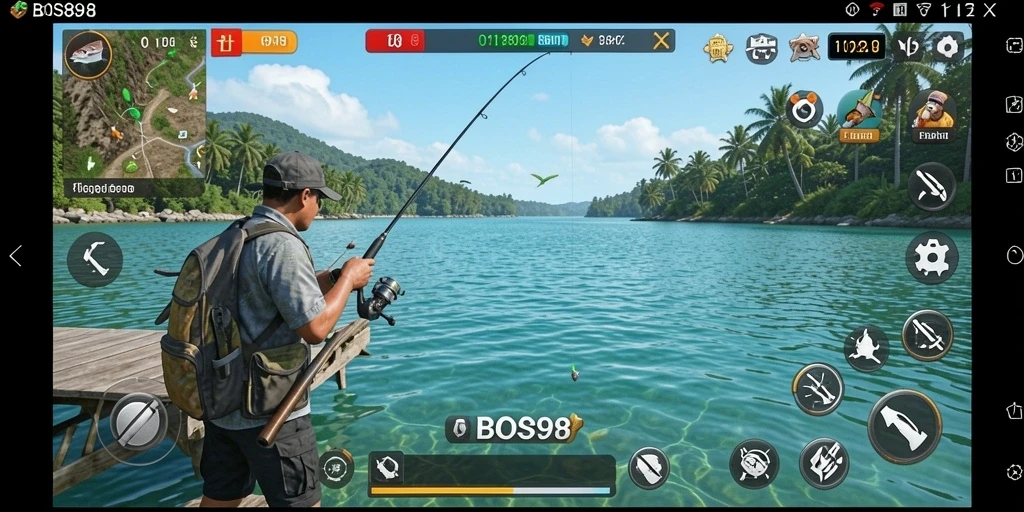 Screenshot utama BOS898 menampilkan pengalaman memancing yang seru.
