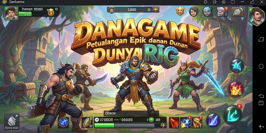 Tampilan menakjubkan dari gameplay petualangan RPG