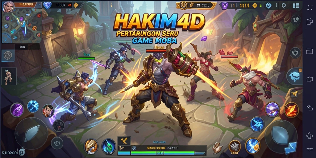 Tampilan menarik dari gameplay HAKIM4D dengan karakter yang beragam.