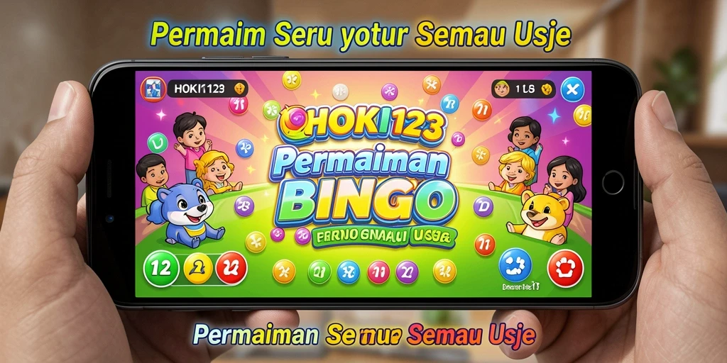 Screenshot gameplay HOKI123 menampilkan suasana bingo yang seru.