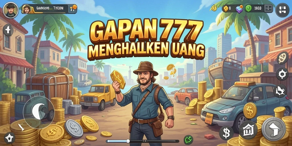 Tampilan dinamis gameplay MAPAN777 dengan strategi bisnis yang mendebarkan.