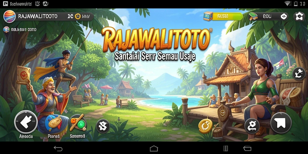 Tampilan gameplay RAJAWALITOTO yang menyenangkan dan interaktif.