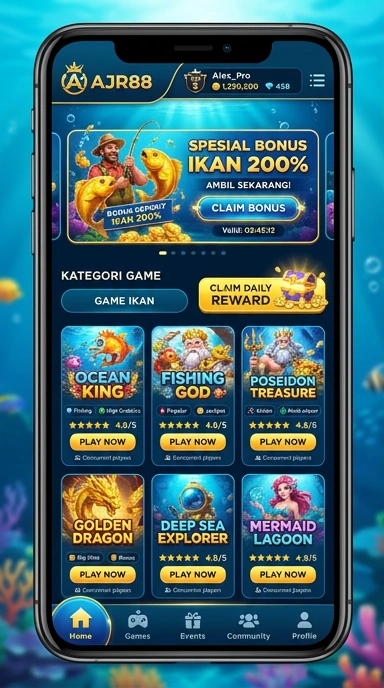 Screenshot aplikasi ajr88 menampilkan koleksi aplikasi yang beragam.